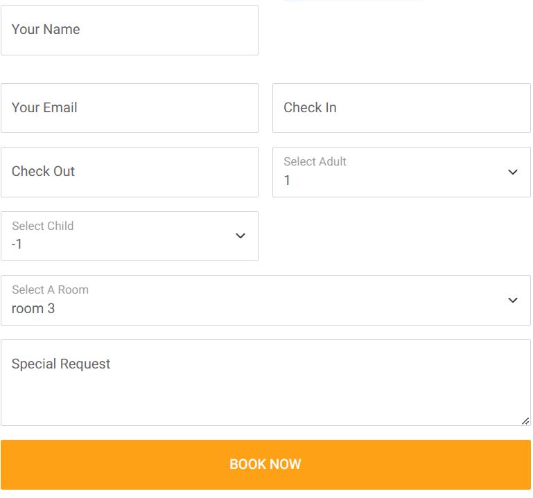 Booking Form